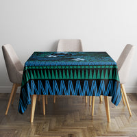 FSM Pohnpei State Tablecloth Tribal Pattern Ocean Version
