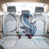 Blue Maori Tuatara Back Car Seat Cover Luxury Pastel Pattern LT01 - Polynesian Pride