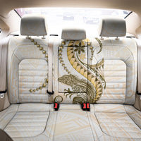 Gold Maori Tuatara Back Car Seat Cover Luxury Pastel Pattern LT01 - Polynesian Pride