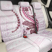 Pink Maori Tuatara Back Car Seat Cover Luxury Pastel Pattern LT01 - Polynesian Pride