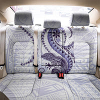 Purple Maori Tuatara Back Car Seat Cover Luxury Pastel Pattern LT01 - Polynesian Pride
