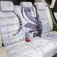 Purple Maori Tuatara Back Car Seat Cover Luxury Pastel Pattern LT01 - Polynesian Pride