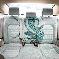 Teal Maori Tuatara Back Car Seat Cover Luxury Pastel Pattern LT01 - Polynesian Pride
