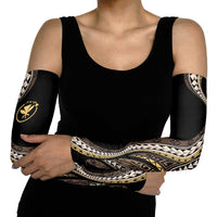 Hawaii Pineapple Brown Tribal Pattern Arm Sleeves - Polynesian Pride