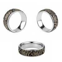 Hawaii Pineapple Brown Tribal Pattern Classic Ring LT01 - Polynesian Pride