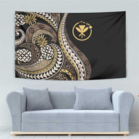 Hawaii Pineapple Brown Tribal Pattern Tapestry LT01 - Polynesian Pride