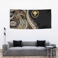 Hawaii Pineapple Brown Tribal Pattern Tapestry LT01 - Polynesian Pride