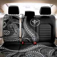 Hawaii Pineapple Gray Scale Tribal Pattern Back Car Seat Cover - Polynesian Pride