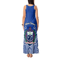 Samoa Rugby Tank Maxi Dress Manu Samoa Go 2023 World Cup LT01 - Polynesian Pride