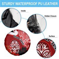 New Zealand ANZAC Waitangi Day Spare Tire Cover Lest We Forget Soldier Tiki Maori Style LT03 - Polynesian Pride