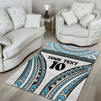 Custom Flying Fijians Rugby Area Rug Tapa Tribal Cloth