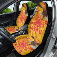 American Samoa Fautasi Race Car Seat Cover Aeto Pago Pago with Eagle Samoan Tribal Patterns LT03 - Polynesian Pride