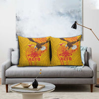 American Samoa Fautasi Race Pillow Cover Aeto Pago Pago with Eagle Samoan Tribal Patterns LT03 - Polynesian Pride