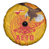American Samoa Fautasi Race Spare Tire Cover Aeto Pago Pago with Eagle Samoan Tribal Patterns LT03 - Polynesian Pride