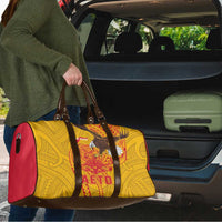 American Samoa Fautasi Race Travel Bag Aeto Pago Pago with Eagle Samoan Tribal Patterns LT03 - Polynesian Pride