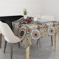 Tukenny Pattern Fijian War Clubs Mix Tapa Tribal Tablecloth LT03 - Polynesian Pride