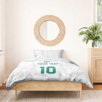 Custom New Zealand Football Bedding Set Go All Silver Ferns - Towards World Cup 2026