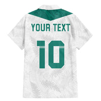 Custom New Zealand Football Family Matching Mermaid Dress and Hawaiian Shirt Go All Silver Ferns - Towards World Cup 2026