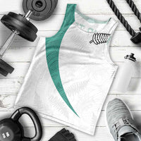 Custom New Zealand Football Men Tank Top Go All Silver Ferns - Towards World Cup 2026