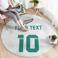 Custom New Zealand Football Round Carpet Go All Silver Ferns - Towards World Cup 2026