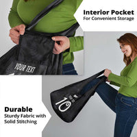 Custom New Zealand Rugby Grocery Bag All Silver Ferns Blacks