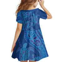 Hawaiian Turtles and Polynesian Art Tattoo Family Matching Summer Maxi Dress and Hawaiian Shirt Ocean Abyss