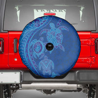 Hawaiian Turtles and Polynesian Art Tattoo Spare Tire Cover Ocean Abyss