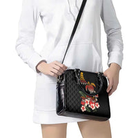 Hawaiian Hibiscus Turtle and Tropical Flower Shoulder Handbag Dynamic Vibe LT03 - Polynesian Pride