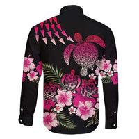 Hawaiian Hibiscus Turtle and Tropical Flower Family Matching Summer Maxi Dress and Hawaiian Shirt Sweet Vibe