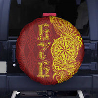 Tonga 676 Ngatu Tribal Tattoo Spare Tire Cover