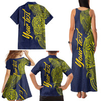 Personalised Tokelau Classic Ngatu Motifs Family Matching Tank Maxi Dress and Hawaiian Shirt LT03 - Polynesian Pride