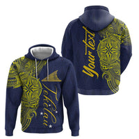 Personalised Tokelau Classic Ngatu Motifs Hoodie