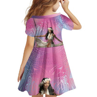 Woman Polynesian Tattoos Family Matching Tank Maxi Dress and Hawaiian Shirt Tropical Flower - Sweets Vibrant Color LT03 - Polynesian Pride