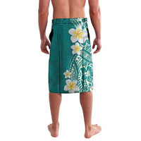 Plumeria Lavalava Polynesian Tribal Frangipani Teal