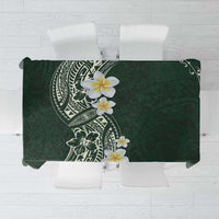 Plumeria Tablecloth Polynesian Tribal Frangipani Green