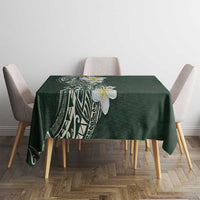 Plumeria Tablecloth Polynesian Tribal Frangipani Green
