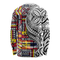 Niue Hiapo and Maori Decoration Tattoos Long Sleeve Shirt - Polynesian Pride