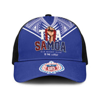 Toa Samoa Rugby Baseball Net Cap Six Eight Five to The World LT03 One Size Black Blue - Polynesian Pride