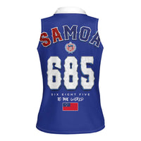 Toa Samoa Rugby Women Sleeveless Polo Shirt Six Eight Five to The World