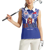 Toa Samoa Rugby Women Sleeveless Polo Shirt Six Eight Five to The World