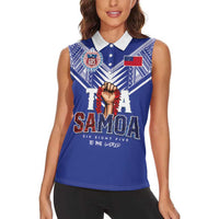 Toa Samoa Rugby Women Sleeveless Polo Shirt Six Eight Five to The World