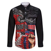 Aotearoa and Samoa Toitu Te Tiriti Family Matching Puletasi and Hawaiian Shirt Honour the Treaty - Te Tiriti Is Us