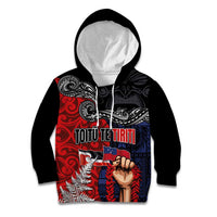 Aotearoa and Samoa Toitu Te Tiriti Kid Hoodie Honour the Treaty - Te Tiriti Is Us