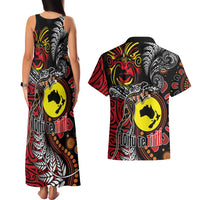 Aotearoa and Australia Toitu Te Tiriti Couples Matching Tank Maxi Dress and Hawaiian Shirt Honour the Treaty - Stand Together Stand Stronger
