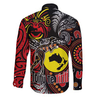 Aotearoa and Australia Toitu Te Tiriti Family Matching Summer Maxi Dress and Hawaiian Shirt Honour the Treaty - Stand Together Stand Stronger LT03 - Polynesian Pride