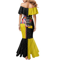Aotearoa and Niue Toitu Te Tiriti Family Matching Mermaid Dress and Hawaiian Shirt Honour the Treaty - Fight Together Stand Together LT03 - Polynesian Pride