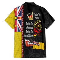 Aotearoa and Niue Toitu Te Tiriti Family Matching Puletasi and Hawaiian Shirt Honour the Treaty - Fight Together Stand Together LT03 - Polynesian Pride