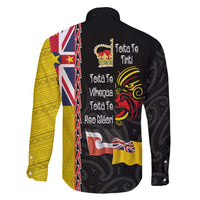 Aotearoa and Niue Toitu Te Tiriti Family Matching Puletasi and Hawaiian Shirt Honour the Treaty - Fight Together Stand Together LT03 - Polynesian Pride