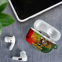 Hawaiian Reggae AirPods Case Jawaiian One Love-Tribal Tatoos and Rastafari Lion LT03 - Polynesian Pride