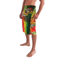 Hawaiian Reggae Lavalava Jawaiian One Love-Tribal Tatoos and Rastafari Lion - Polynesian Pride
